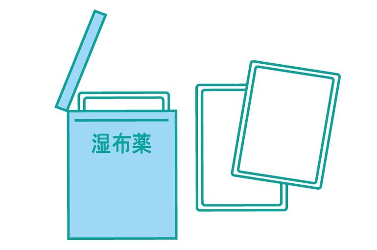 イラストAC湿布