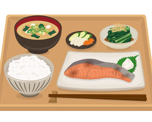 イラストAC朝ごはん