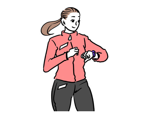 イラストACランニング987654