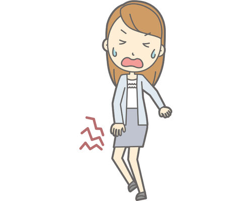イラストAC膝女